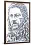 Eddard Stark-Cristian Mielu-Framed Art Print