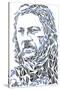 Eddard Stark-Cristian Mielu-Stretched Canvas