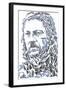 Eddard Stark-Cristian Mielu-Framed Art Print