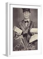 Eddie Cantor, American Actor, Singer and Comedian-null-Framed Photographic Print