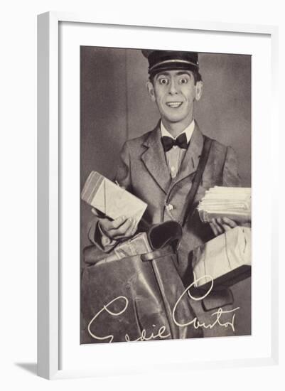 Eddie Cantor, American Actor, Singer and Comedian-null-Framed Photographic Print