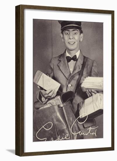 Eddie Cantor, American Actor, Singer and Comedian-null-Framed Photographic Print