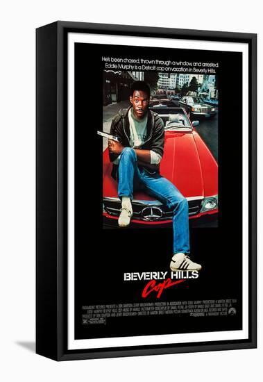 EDDIE MURPHY. "BEVERLY HILLS COP" [1984], directed by MARTIN BREST.-null-Framed Stretched Canvas