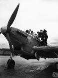 WWII England New Fulmar Plane-Eddie Worth-Stretched Canvas