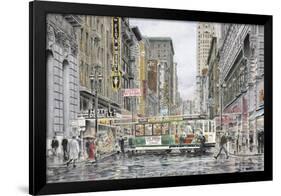 Eddy St.: San Francisco-Stanton Manolakas-Framed Giclee Print