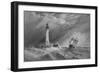 'Eddystone Light-House', 1836-William Bernard Cooke-Framed Giclee Print