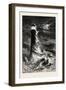 Eddystone Lighthouse, the South Coast, UK, 19th Century-null-Framed Giclee Print