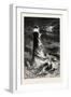 Eddystone Lighthouse, the South Coast, UK, 19th Century-null-Framed Giclee Print