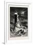 Eddystone Lighthouse, the South Coast, UK, 19th Century-null-Framed Giclee Print