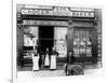 Ede and Son Grocer, Wine and Beer Merchant, Baker, C.1890-null-Framed Photographic Print