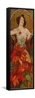 Edelsteine: Rubin, 1900-Alphonse Mucha-Framed Stretched Canvas