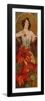 Edelsteine: Rubin, 1900-Alphonse Mucha-Framed Giclee Print