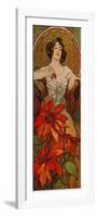 Edelsteine: Rubin, 1900-Alphonse Mucha-Framed Premium Giclee Print