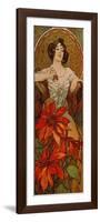 Edelsteine: Rubin, 1900-Alphonse Mucha-Framed Premium Giclee Print