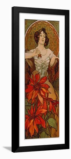 Edelsteine: Rubin, 1900-Alphonse Mucha-Framed Premium Giclee Print