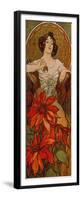 Edelsteine: Rubin, 1900-Alphonse Mucha-Framed Premium Giclee Print