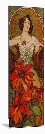 Edelsteine: Rubin, 1900-Alphonse Mucha-Mounted Premium Giclee Print