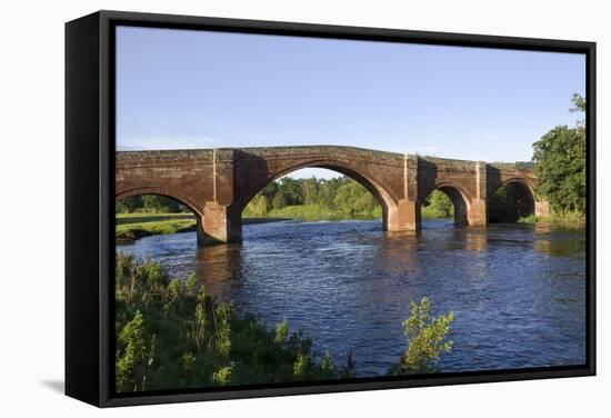 Eden Bridge, Lazonby, Eden Valley, Cumbria, England, United Kingdom, Europe-James Emmerson-Framed Stretched Canvas