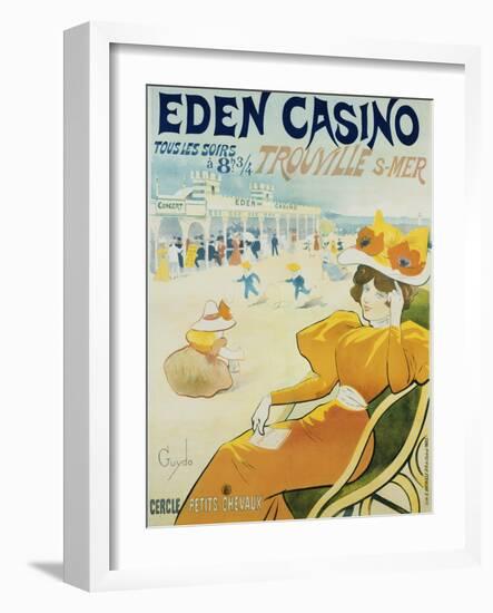 Eden Casino Poster-Henri Guydo-Framed Photographic Print