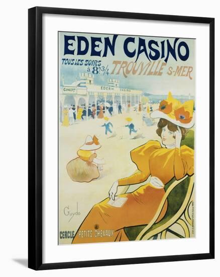 Eden Casino Poster-Henri Guydo-Framed Photographic Print