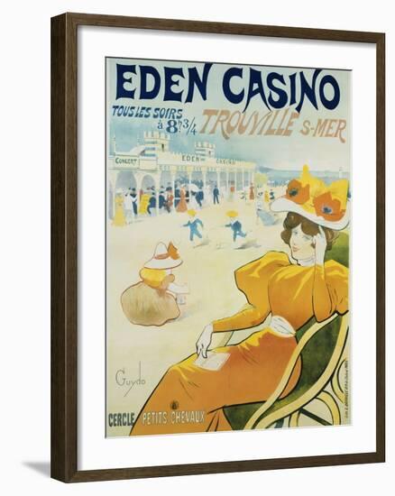 Eden Casino Poster-Henri Guydo-Framed Photographic Print