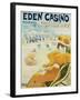 Eden Casino Poster-Henri Guydo-Framed Photographic Print