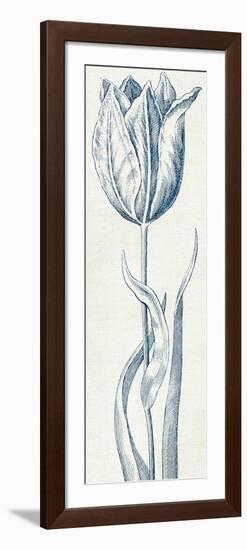 Eden IV  Indigo and White-Wild Apple Portfolio-Framed Premium Giclee Print