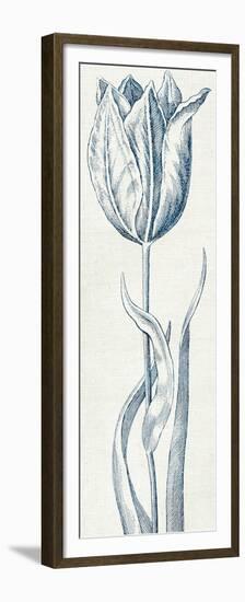 Eden IV  Indigo and White-Wild Apple Portfolio-Framed Premium Giclee Print