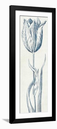 Eden IV  Indigo and White-Wild Apple Portfolio-Framed Art Print