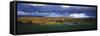 Eden, View of Field, Northeast Kingdom, Vermont, USA-Walter Bibikow-Framed Stretched Canvas