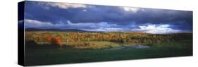 Eden, View of Field, Northeast Kingdom, Vermont, USA-Walter Bibikow-Stretched Canvas