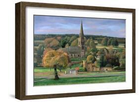 Edensor, Chatsworth Park, Derbyshire, 2009-Trevor Neal-Framed Giclee Print