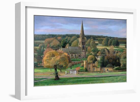 Edensor, Chatsworth Park, Derbyshire, 2009-Trevor Neal-Framed Giclee Print