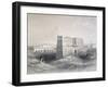 Edfu Temple, Egypt, 19th Century-AR Grieve-Framed Giclee Print