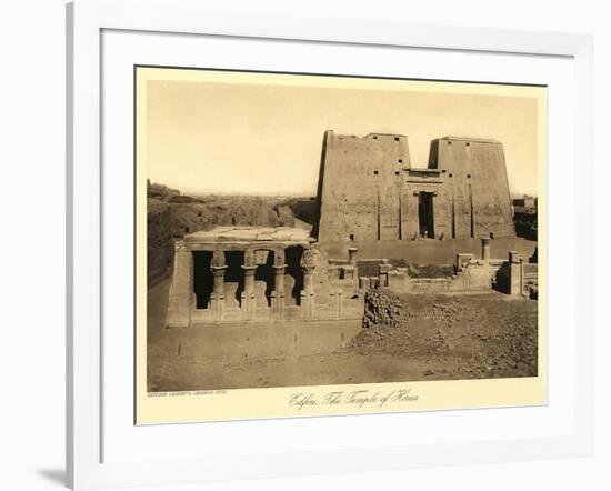 Edfu Temple-null-Framed Art Print