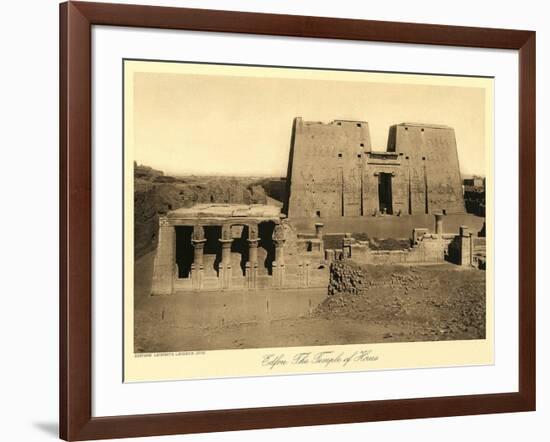 Edfu Temple-null-Framed Art Print