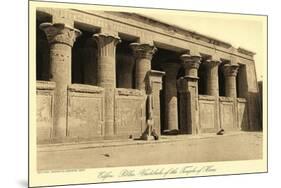 Edfu Temple-null-Mounted Art Print