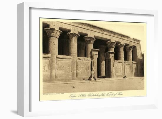 Edfu Temple-null-Framed Art Print