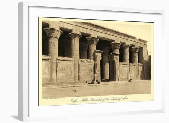 Edfu Temple-null-Framed Art Print