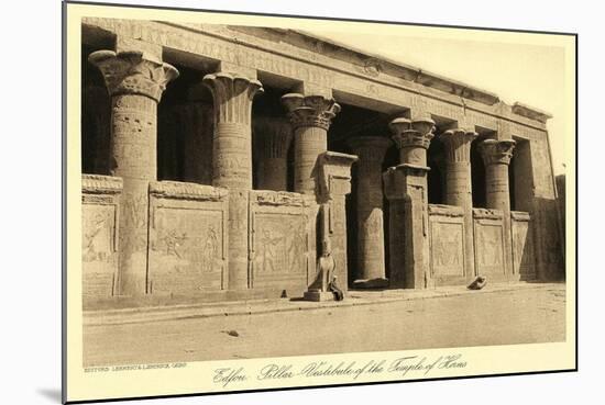 Edfu Temple-null-Mounted Art Print