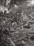 "The Whole Line Will Advance", the Battle of Waterloo-Edgar Alfred Holloway-Giclee Print