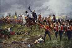 "The Whole Line Will Advance", the Battle of Waterloo-Edgar Alfred Holloway-Giclee Print