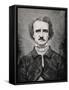 Edgar Allan Poe (1809-1849) American Poet, Critic and Short Story Writer-null-Framed Stretched Canvas