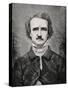 Edgar Allan Poe (1809-1849) American Poet, Critic and Short Story Writer-null-Stretched Canvas