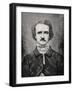 Edgar Allan Poe (1809-1849) American Poet, Critic and Short Story Writer-null-Framed Giclee Print