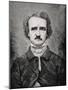 Edgar Allan Poe (1809-1849) American Poet, Critic and Short Story Writer-null-Mounted Giclee Print