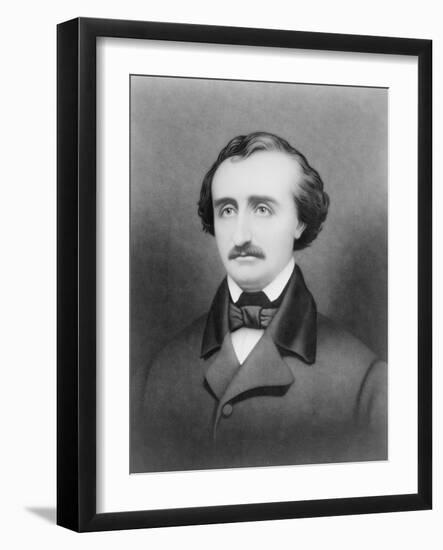 Edgar Allan Poe, 1896-William Sartain-Framed Photographic Print