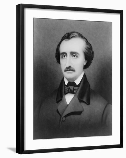 Edgar Allan Poe, American Author-Science Source-Framed Giclee Print