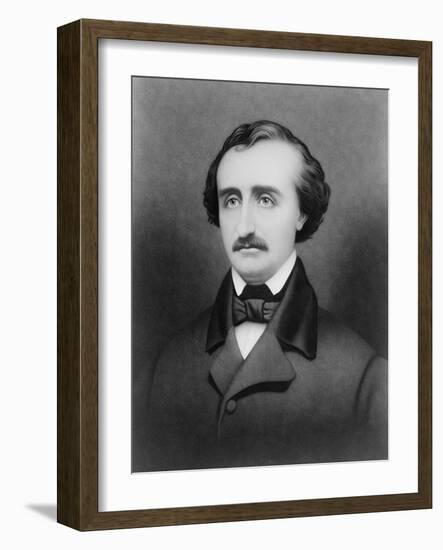 Edgar Allan Poe, American Author-Science Source-Framed Giclee Print