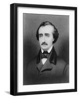 Edgar Allan Poe, American Author-Science Source-Framed Giclee Print